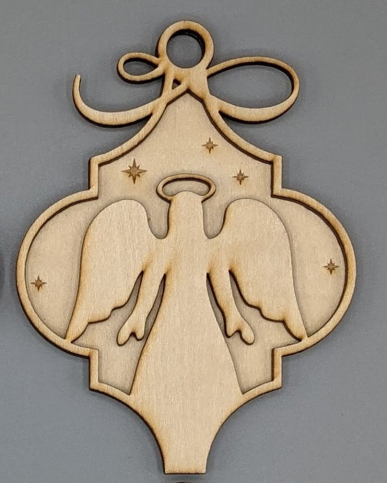 Arabesque Nativity Ornaments 2 layer