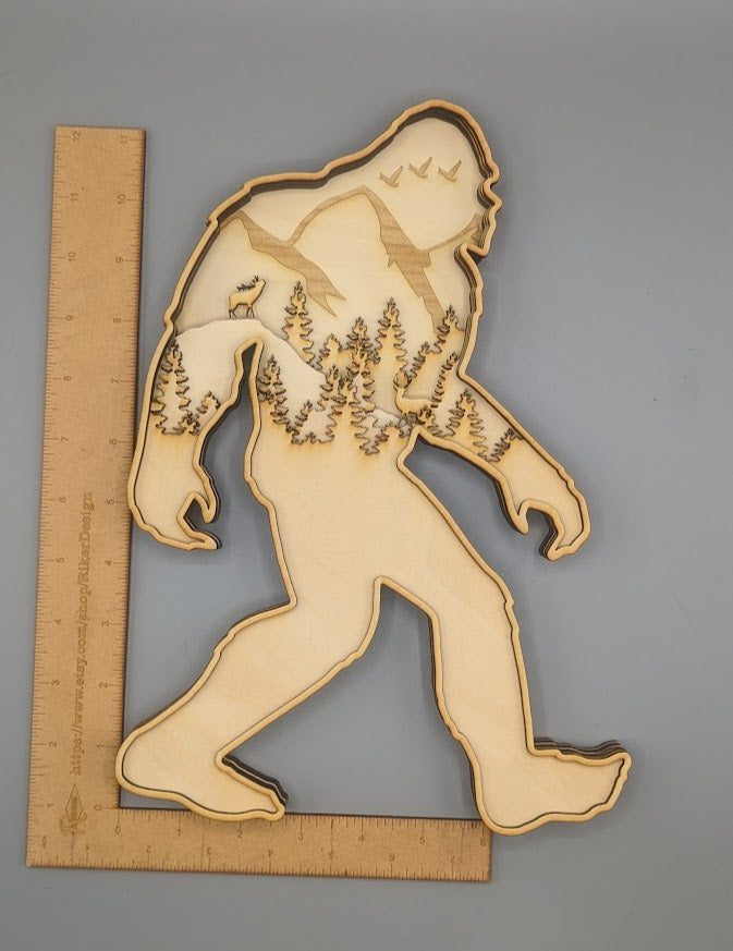 Layered Bigfoot Sasquatch