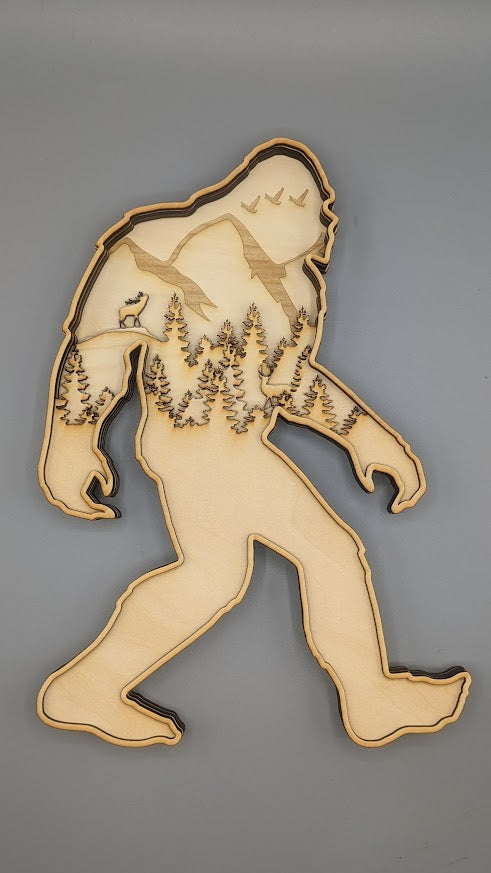 Layered Bigfoot Sasquatch