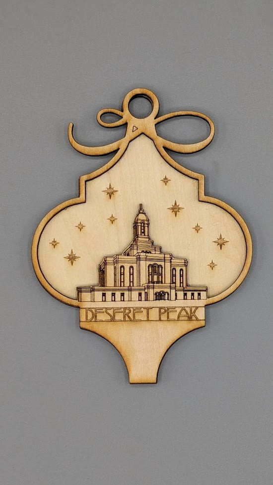 Arabesque Utah Temple Ornaments 2 layer
