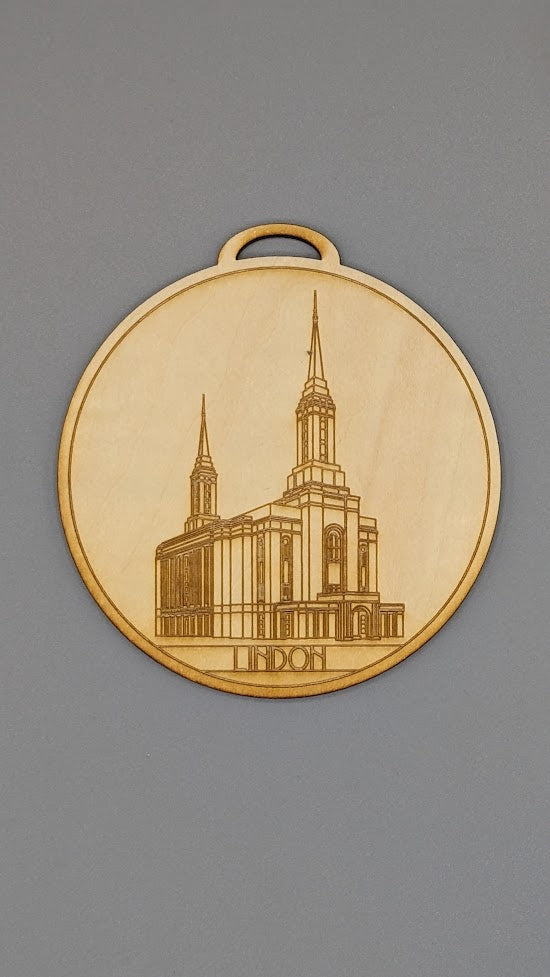 Circle Utah Temple Ornaments