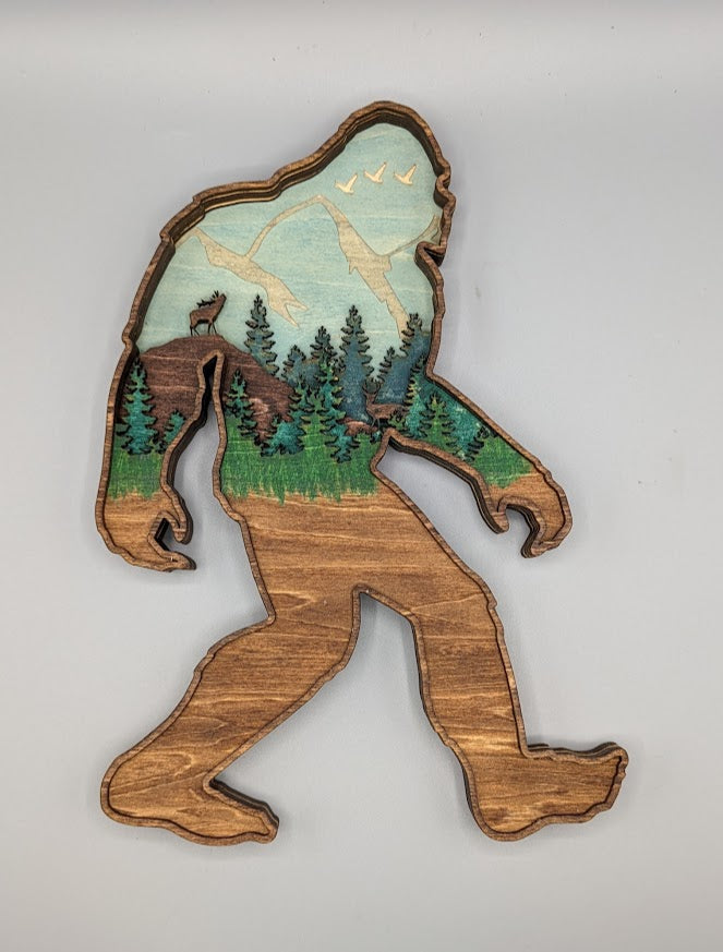 Layered Bigfoot Sasquatch