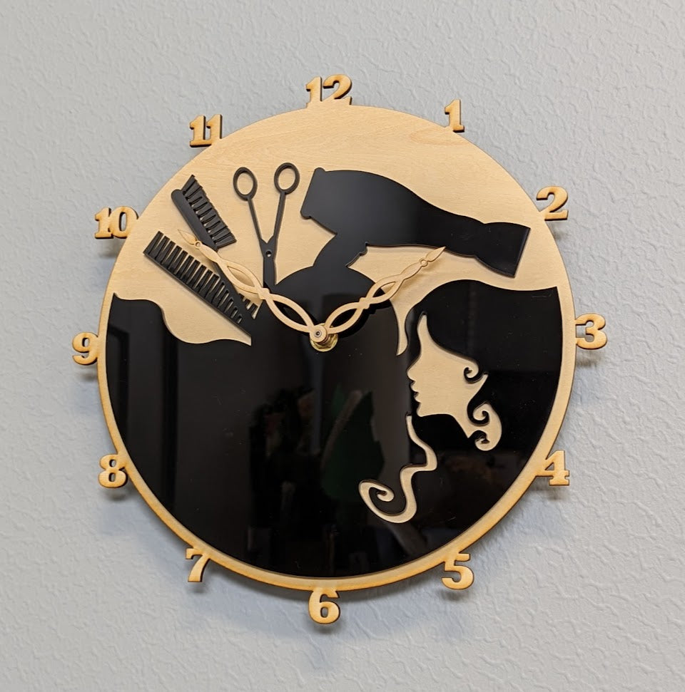 Hairdresser Clock