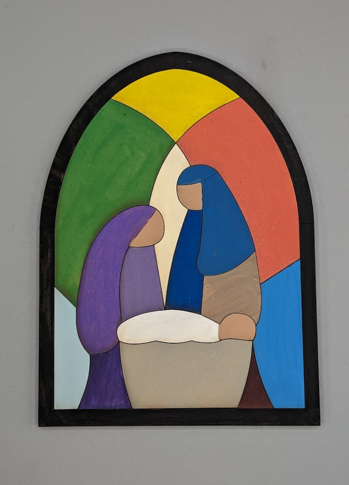 Stained Glass Look Nativity