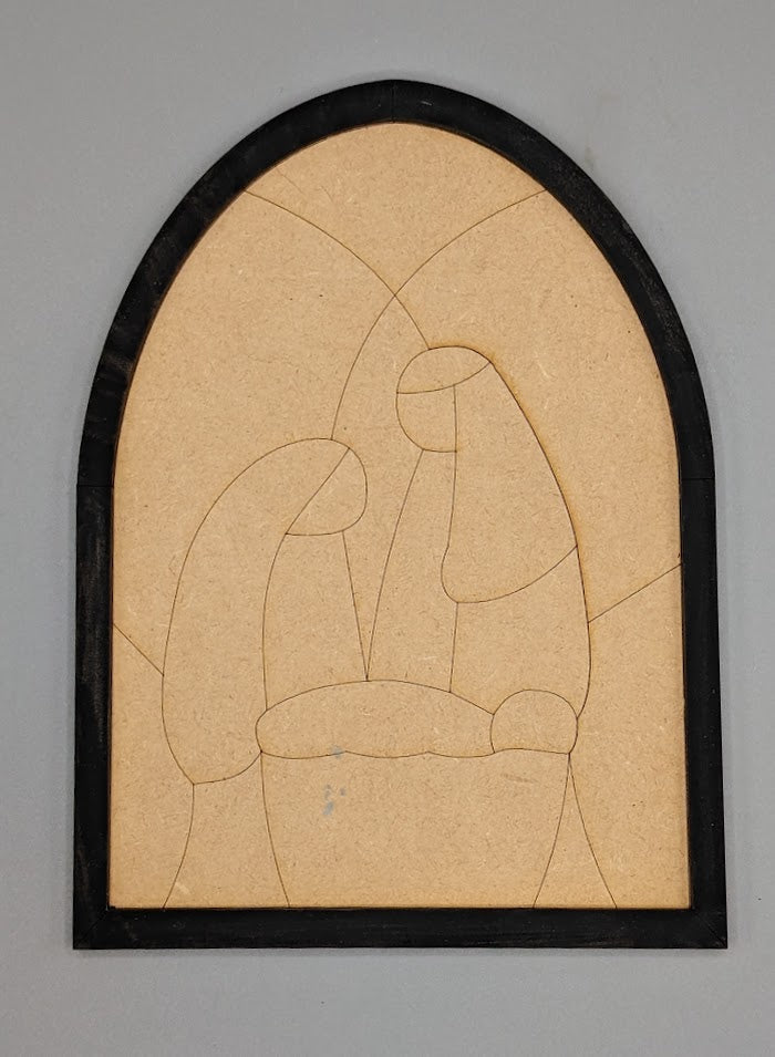 Stained Glass Look Nativity