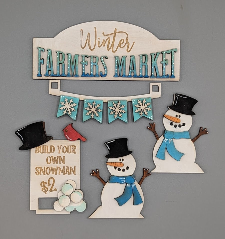 Snowman Winter add on for Truck/Crate
