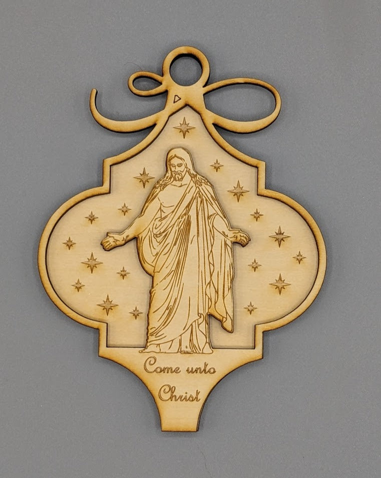 Christus & Moroni Ornaments