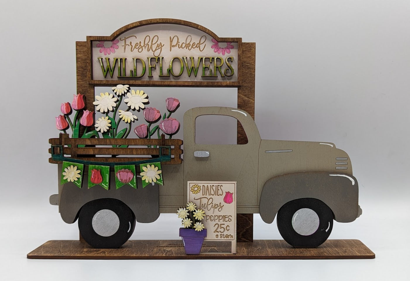 12-Wildflowers add on for Truck/Crate
