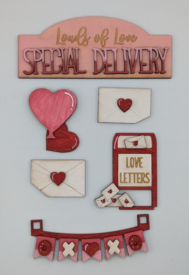 04-Love Letters add on for Truck/Crate