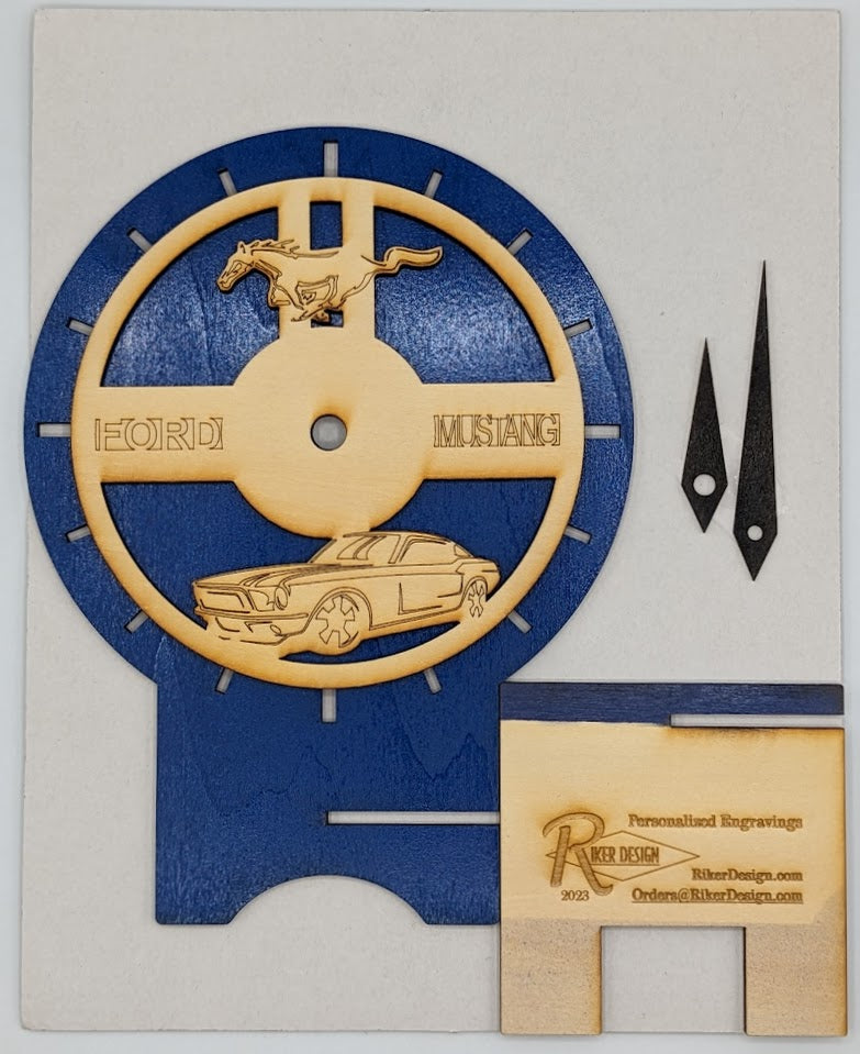 Mustang Clock