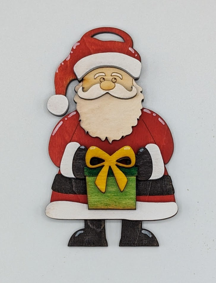 Santa Layered Ornament