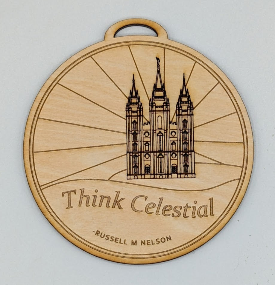 Think Celestial Outside USA Temple Ornaments