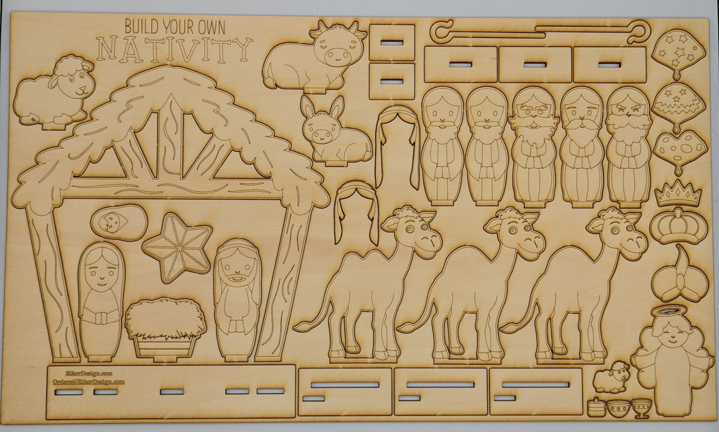Build your own Nativity DIY