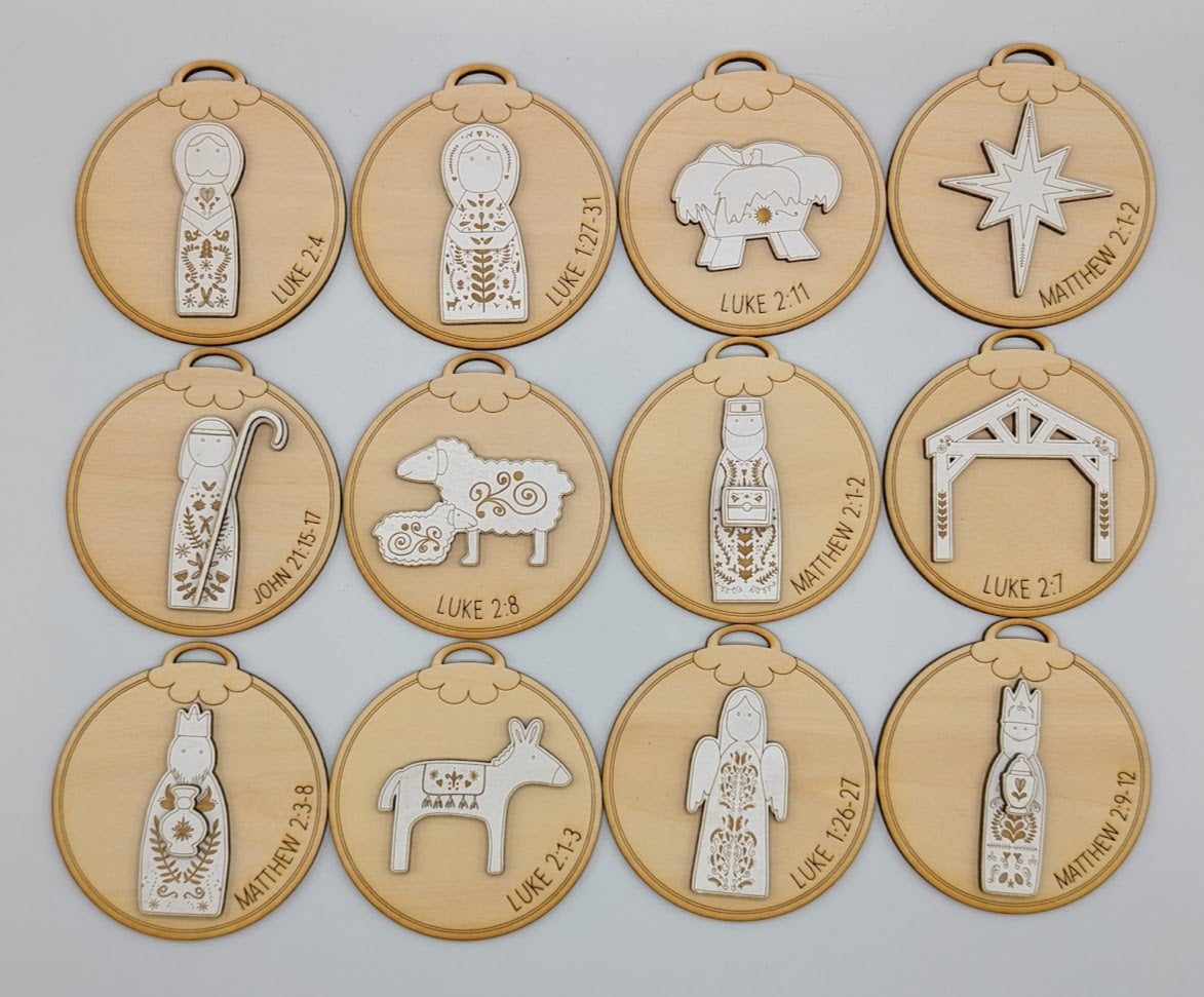 12 Days of Christmas Ornaments