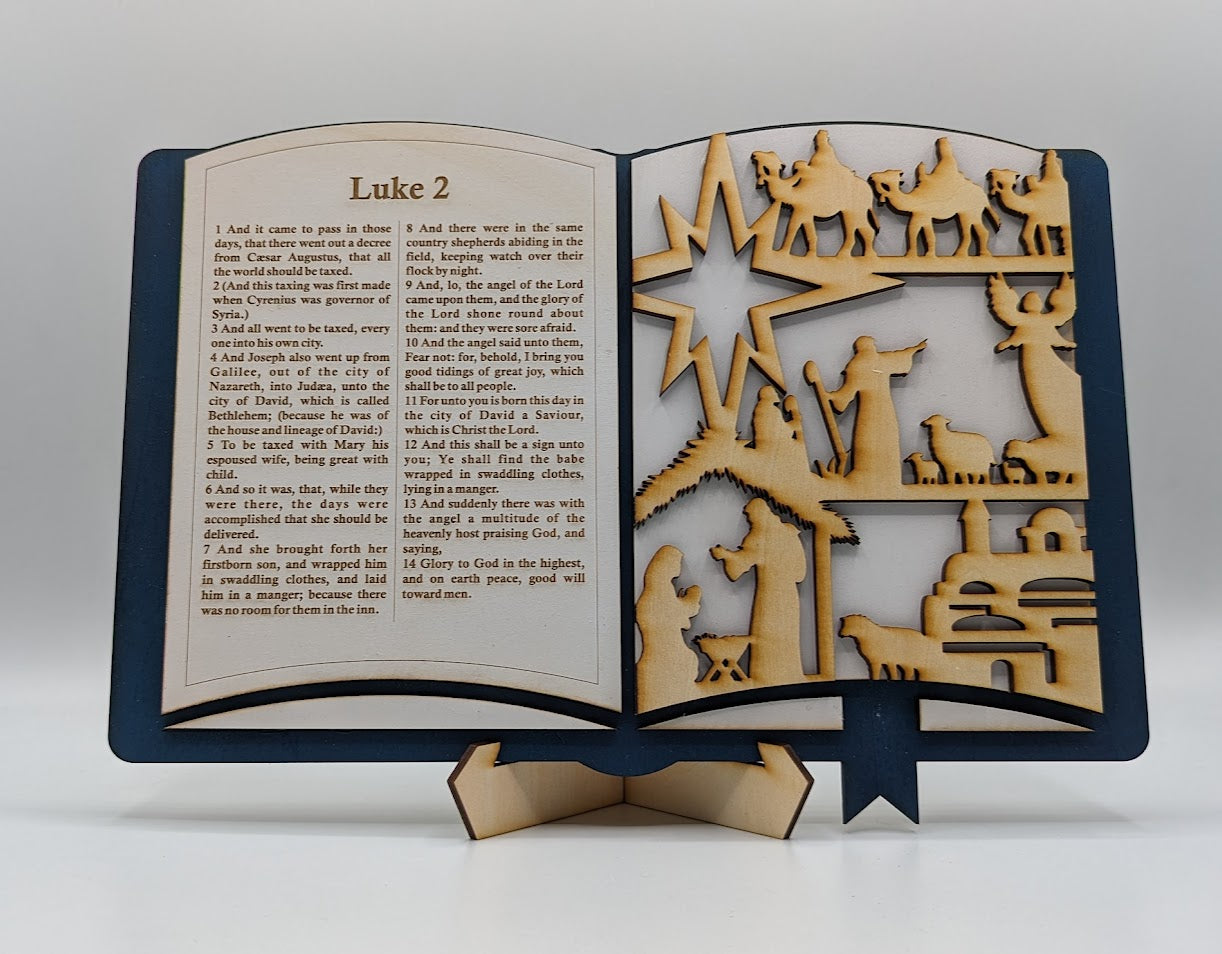 Luke 2 Book Display w/easel