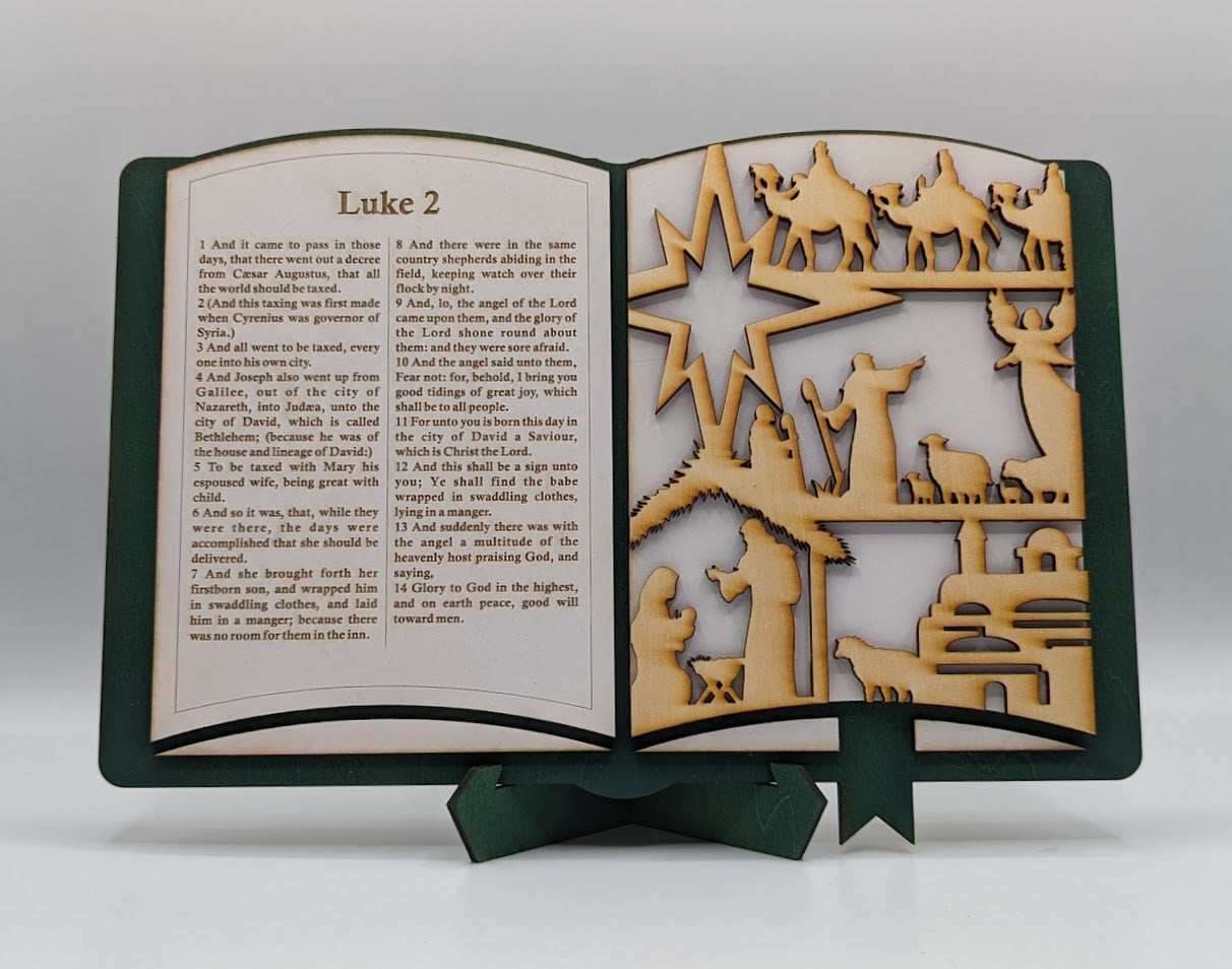 Luke 2 Book Display w/easel