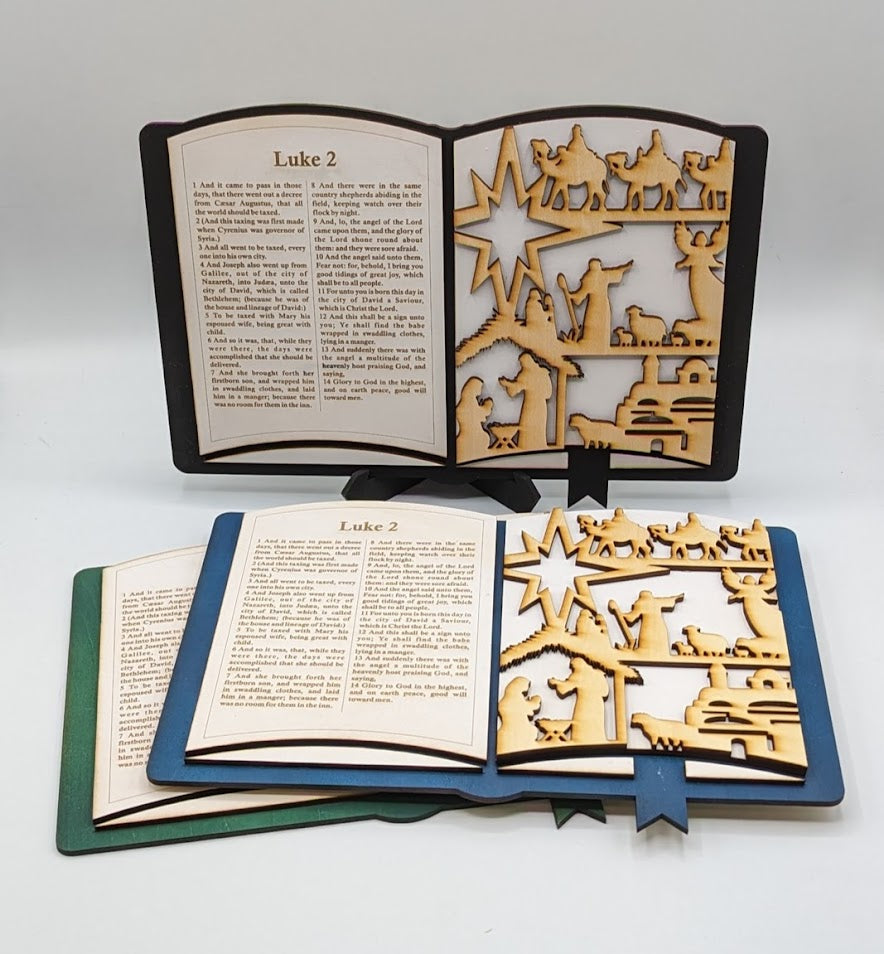 Luke 2 Book Display w/easel
