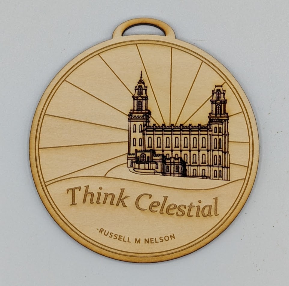 Think Celestial Utah Temple Ornaments
