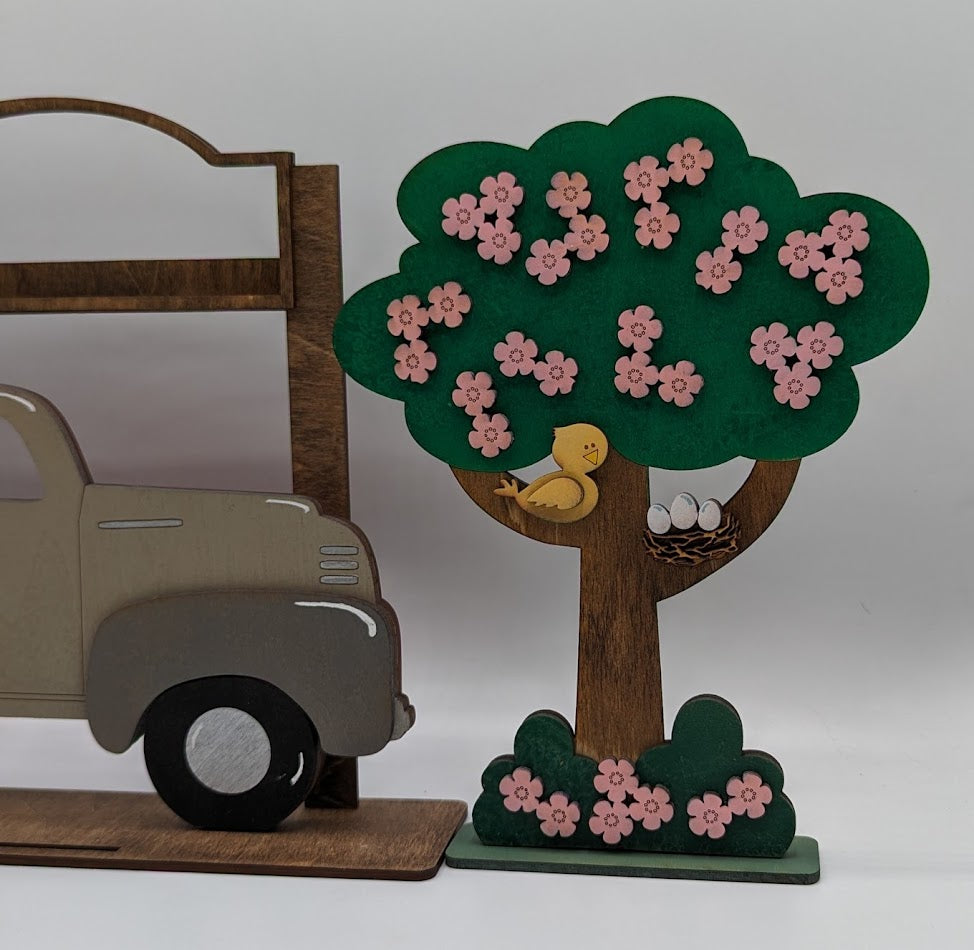 Flower Tree Stand Alone for Truck