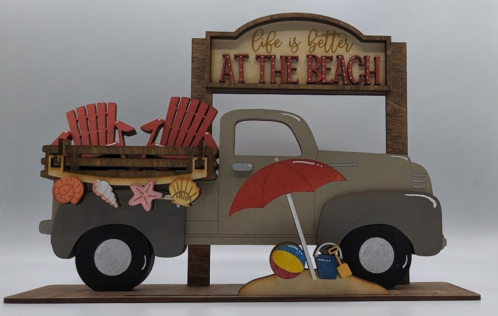 21-At the Beach add on for Truck/Crate