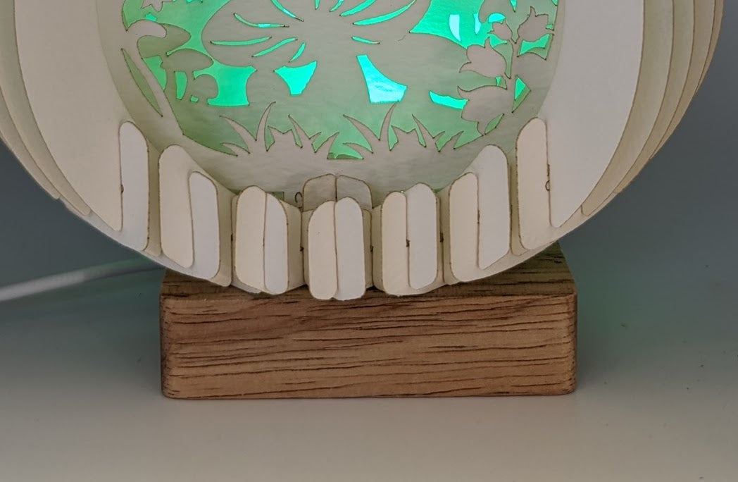 00-LED Base for Paper Globe Displays