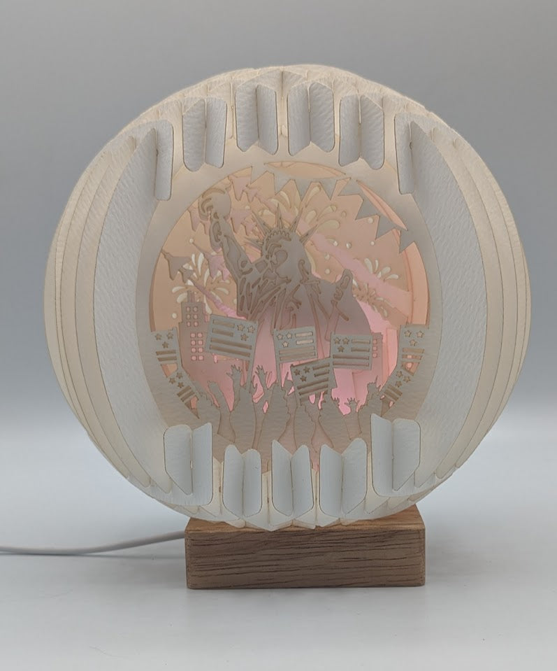 04-4th of July Paper Globe