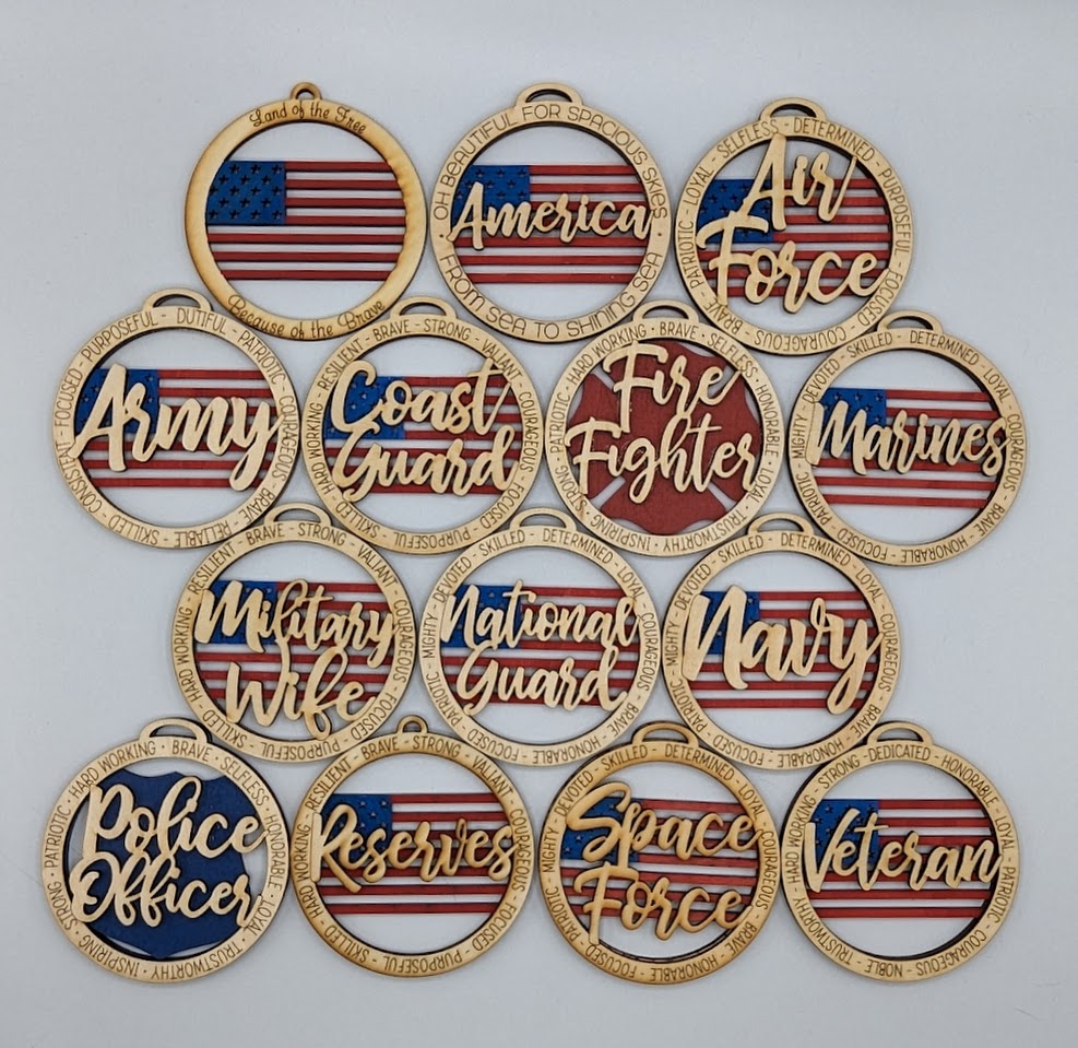 Mini Hero Ornaments 2 layer