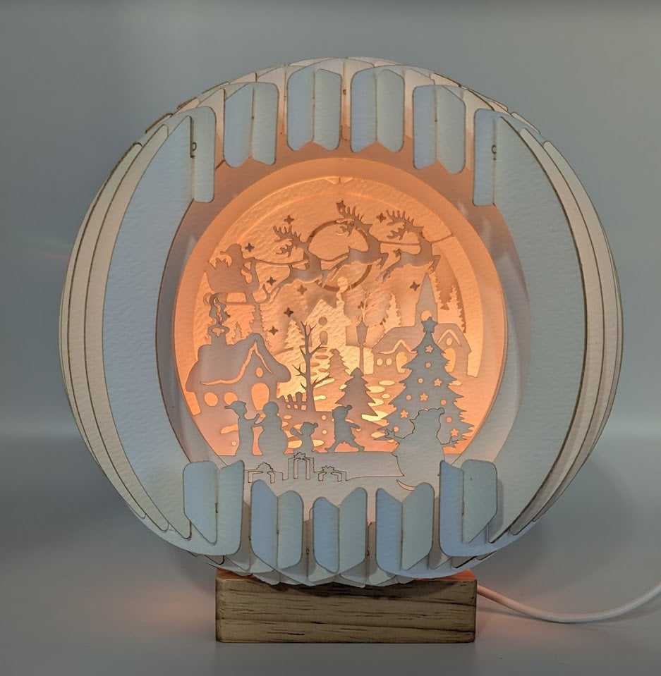 25-Christmas Paper Globe