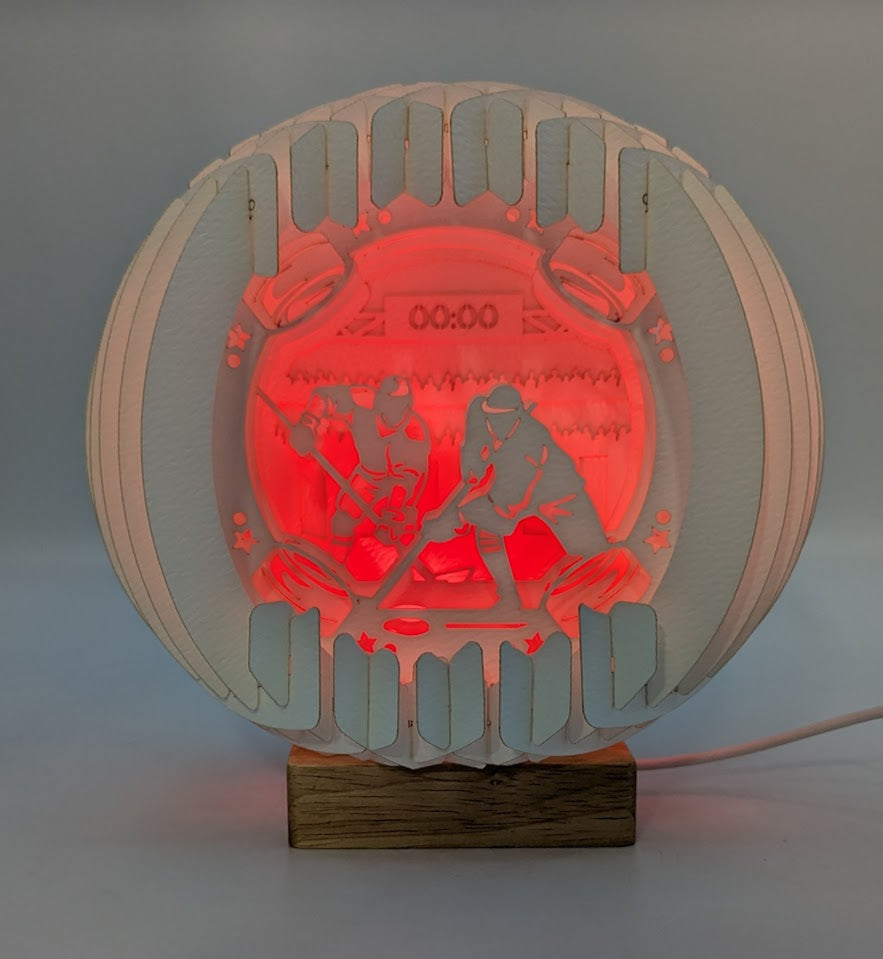 29-Hockey Paper Globe