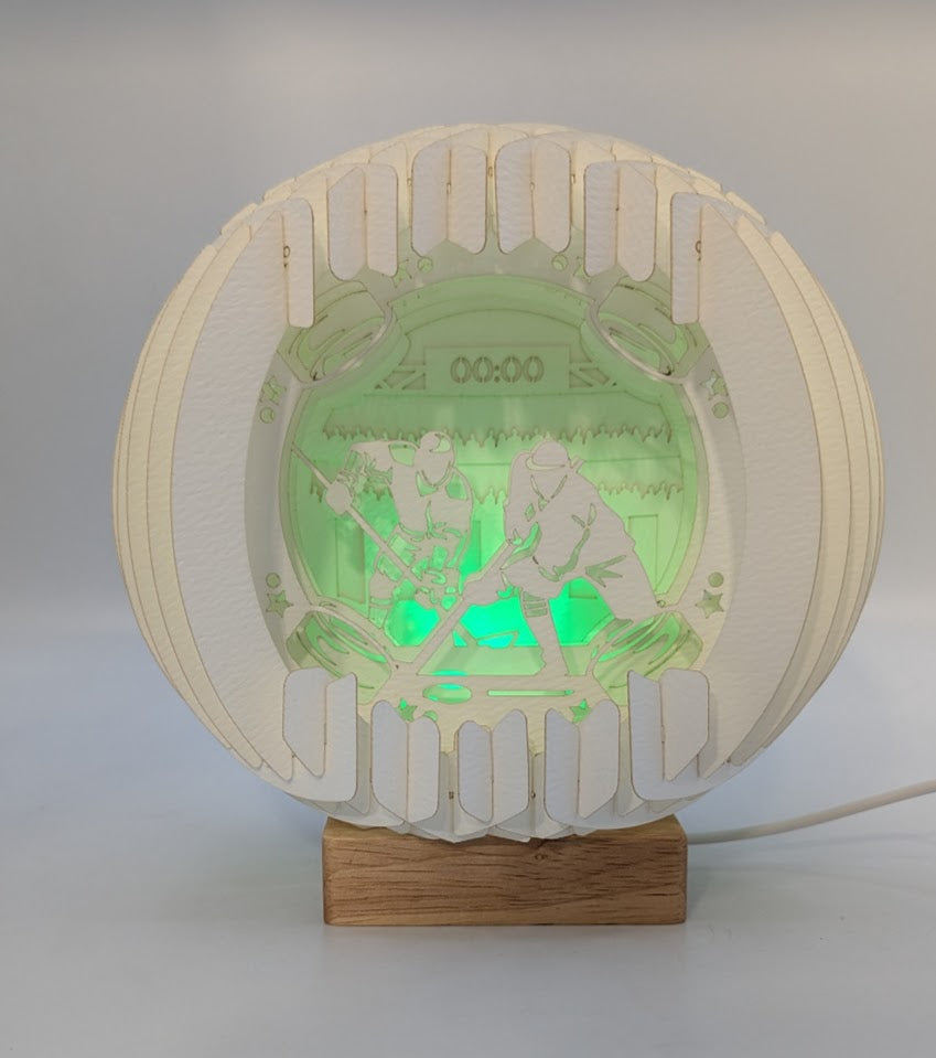 29-Hockey Paper Globe
