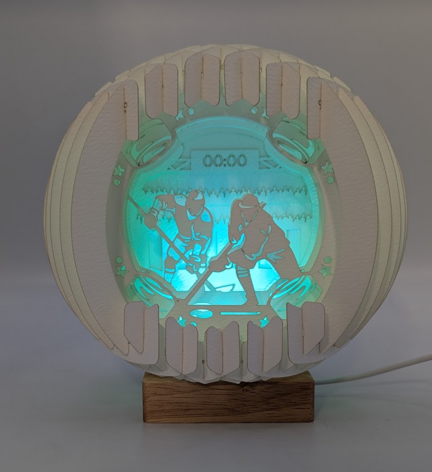 29-Hockey Paper Globe