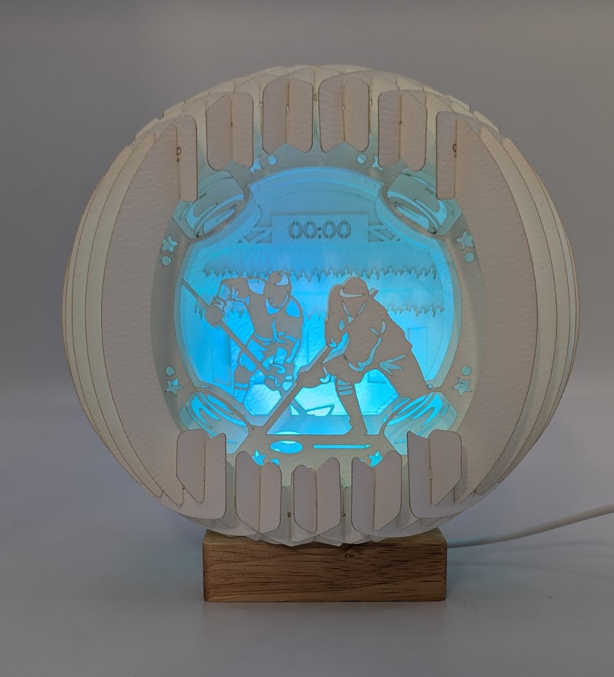 29-Hockey Paper Globe