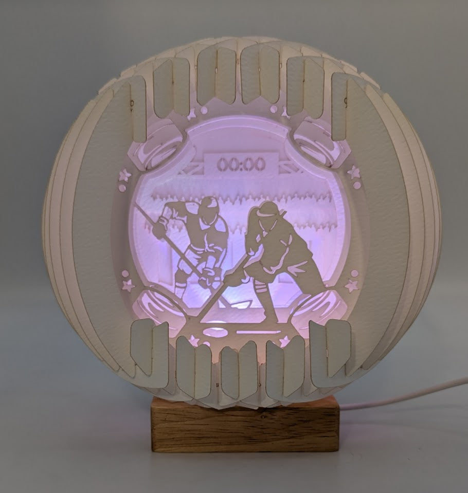 29-Hockey Paper Globe