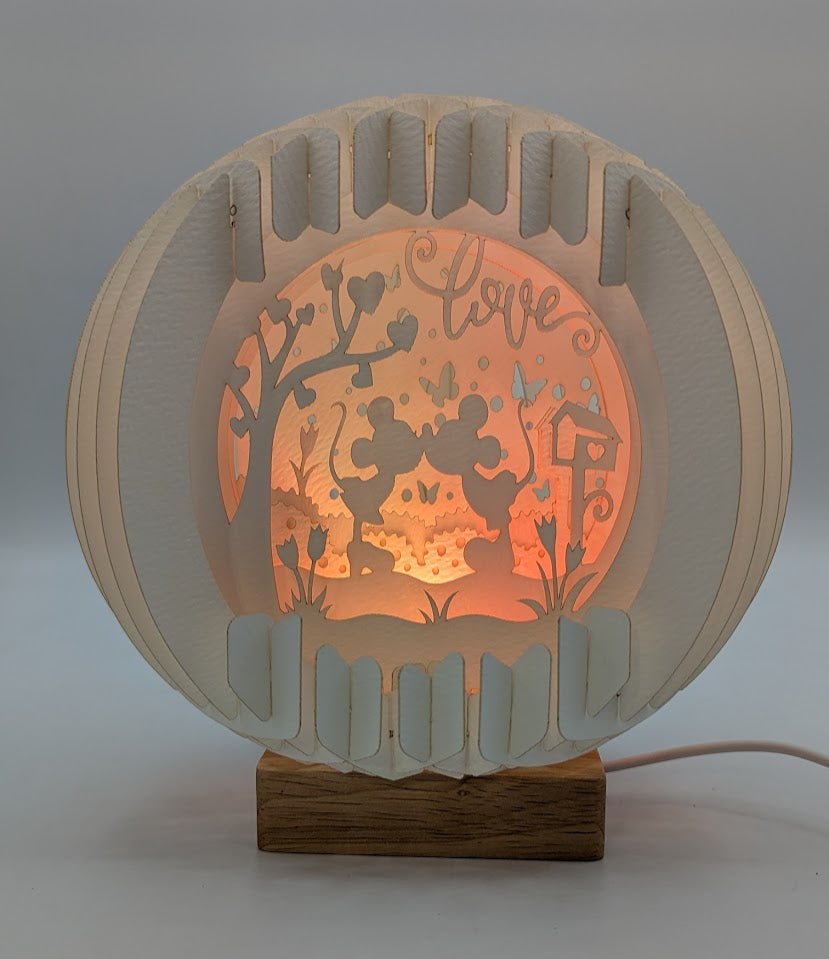 27-Mouse Love Paper Globe