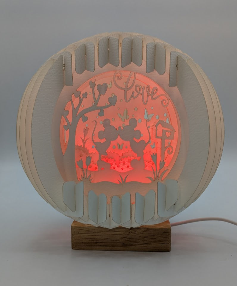 27-Mouse Love Paper Globe