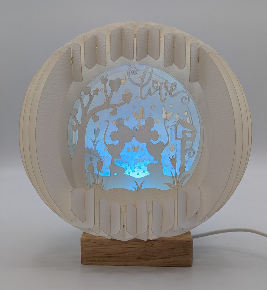 27-Mouse Love Paper Globe