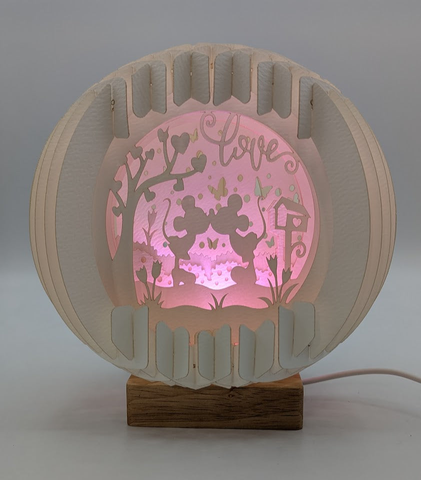 27-Mouse Love Paper Globe