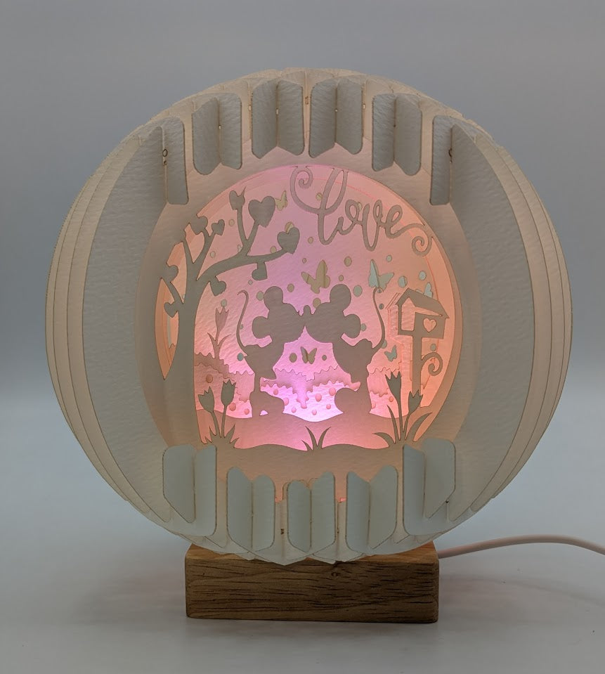 27-Mouse Love Paper Globe
