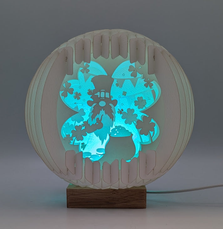 31-Lucky Gnome Paper Globe