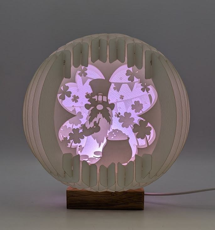 31-Lucky Gnome Paper Globe