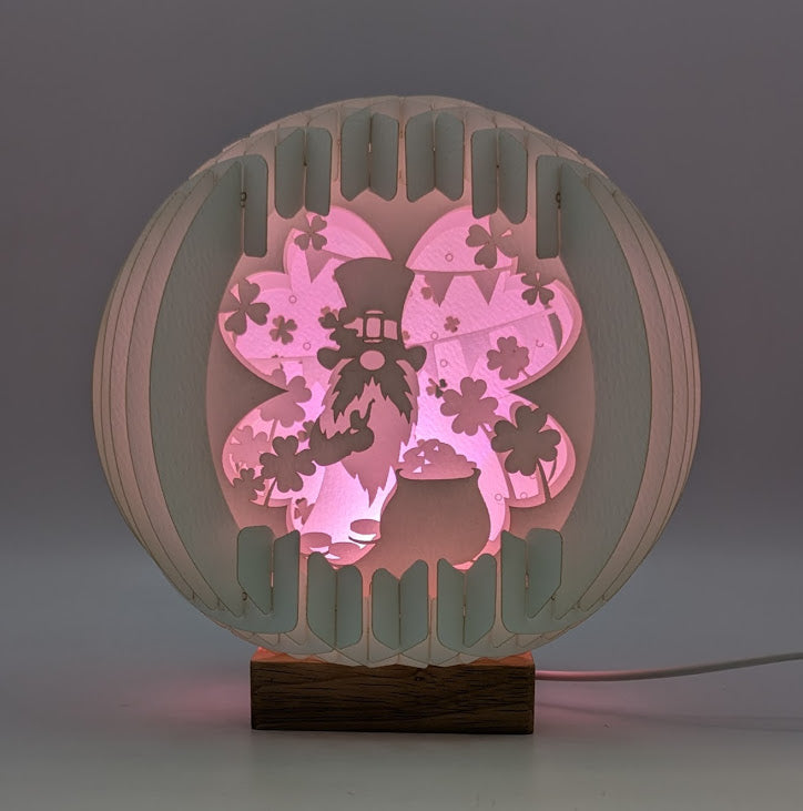 31-Lucky Gnome Paper Globe