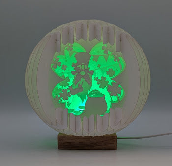 31-Lucky Gnome Paper Globe
