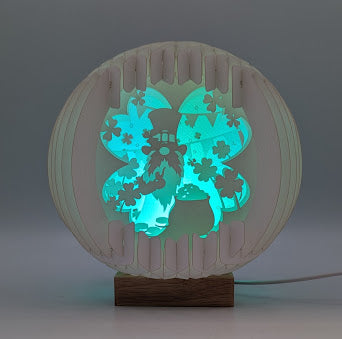 31-Lucky Gnome Paper Globe