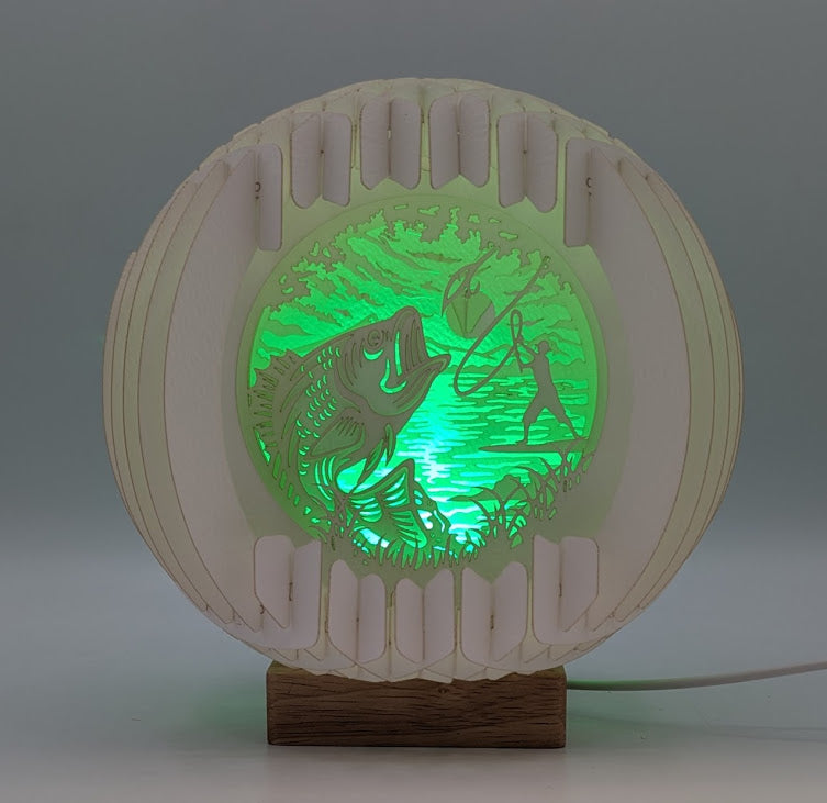 35-Fly Fishing Paper Globe