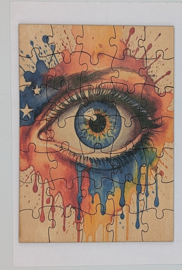 Colorful Eye 5"x7" 35 pc Puzzle