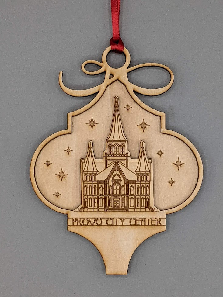 Arabesque Utah Temple Ornaments 2 layer