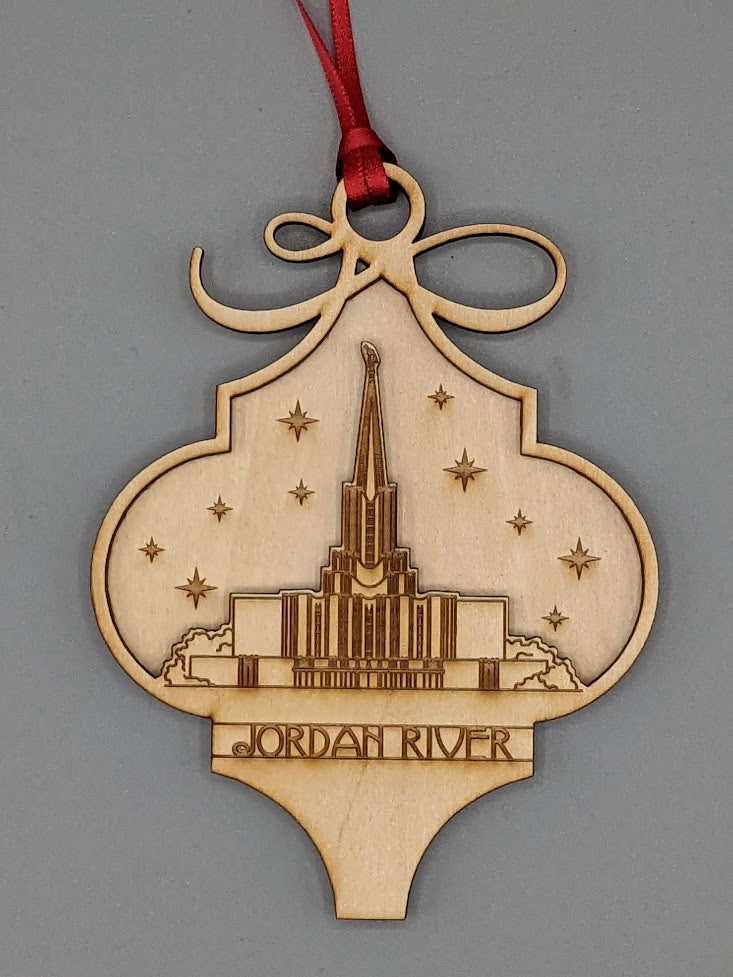 Arabesque Utah Temple Ornaments 2 layer