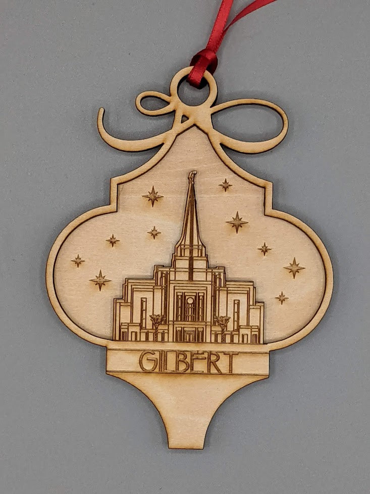 Arabesque USA excluding Utah Temple Ornaments 2 layer