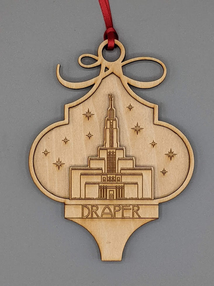 Arabesque Utah Temple Ornaments 2 layer