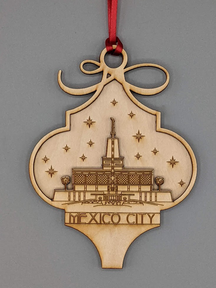 Arabesque Outside USA Temple Ornaments 2 layer
